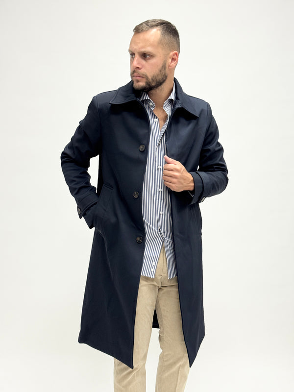 Trench AD basico blu