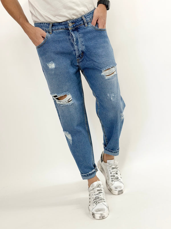 Jeans J.W over scuro rotture