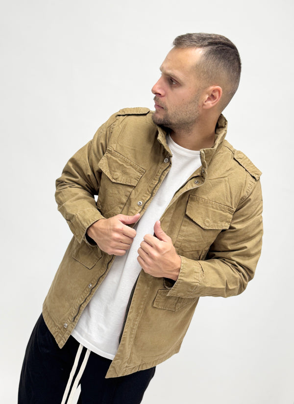Giacca sahariana khaki