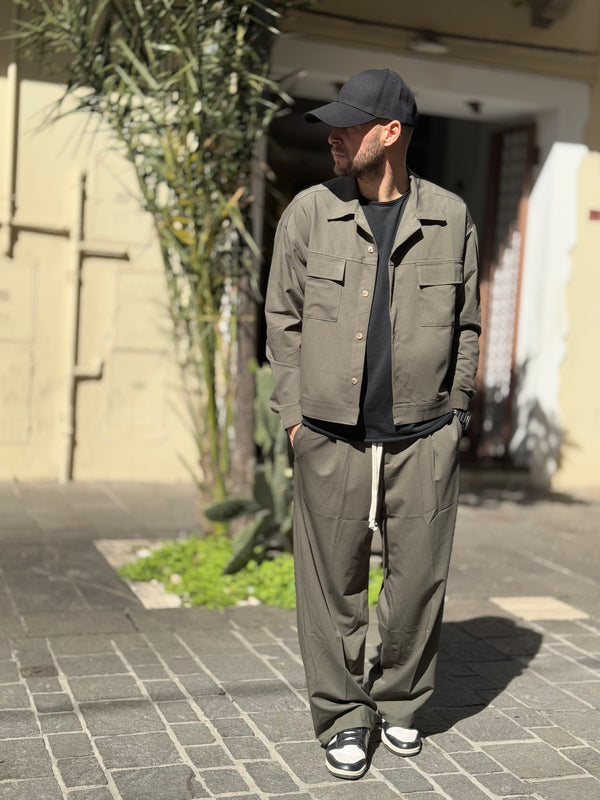 Coordinato Over giacca crop