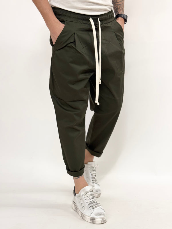 Pantalone MIAMI japan cotone verde