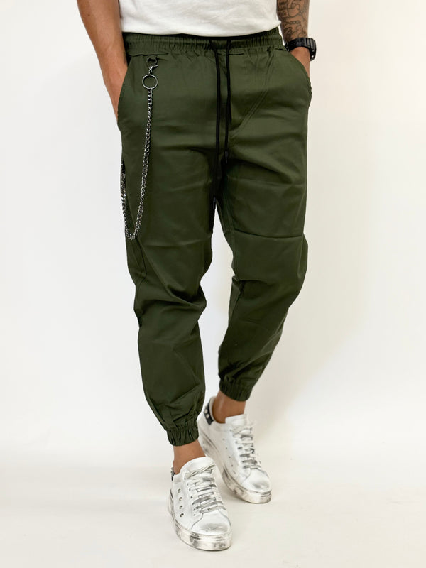 Pantalone ATLANTA con molla verde