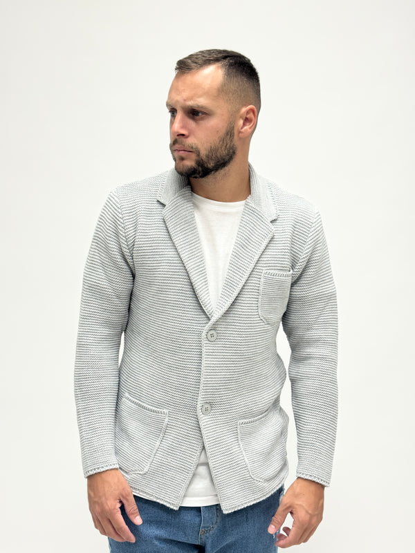 Cardigan AD a giacca grigio