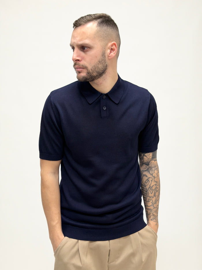 Polo J.W basica blu