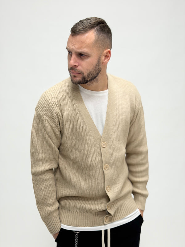 Cardigan AD a basico beige