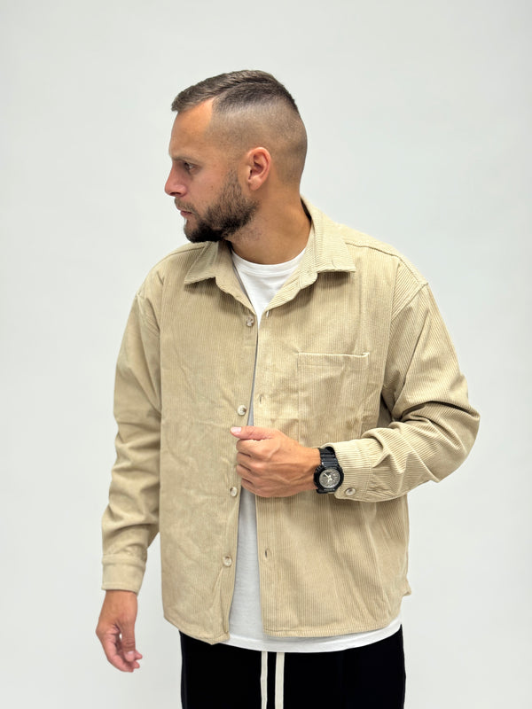 Giacchetta in velluto beige