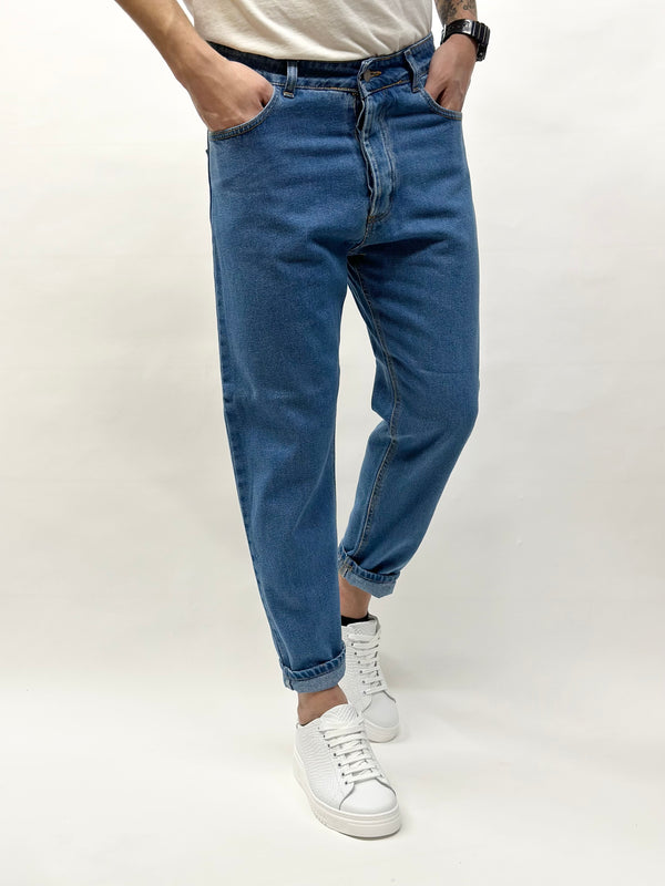 Jeans C.H.P CROPPED pulito scuro
