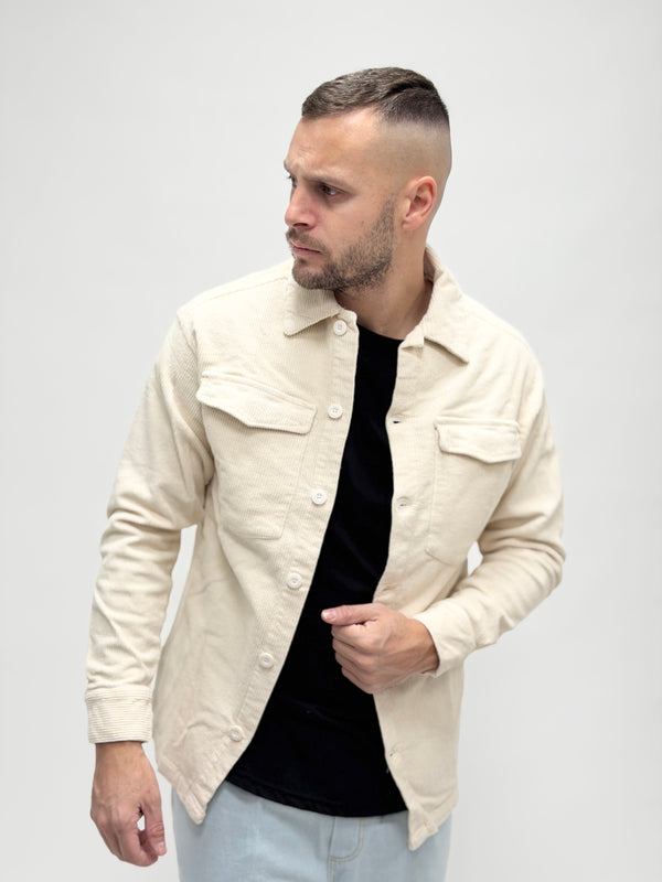 Giacca selene in velluto panna