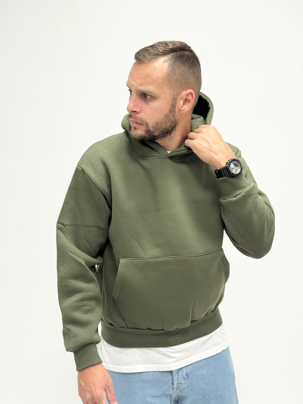 Felpa AD boxy fit verde muschio