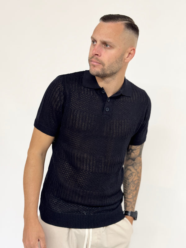 Polo J.W in maglia blu