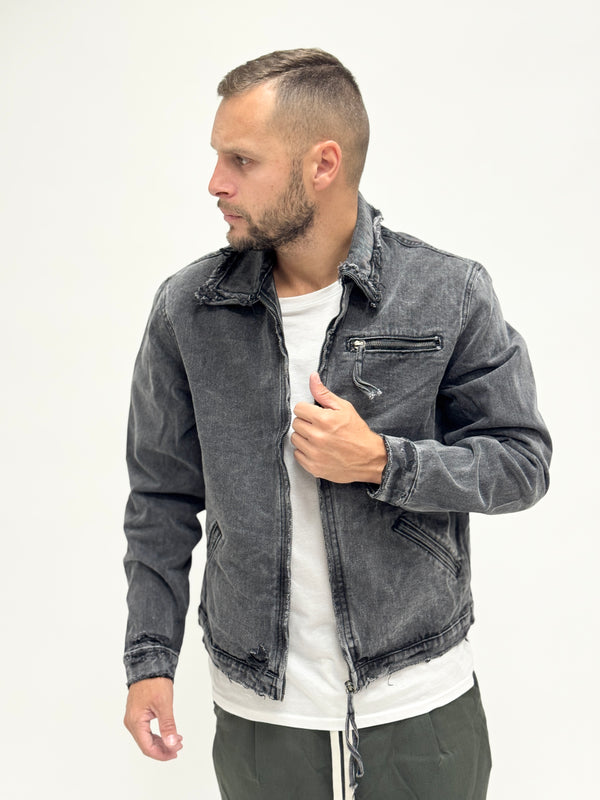 Giacchetta di Jeans grigia