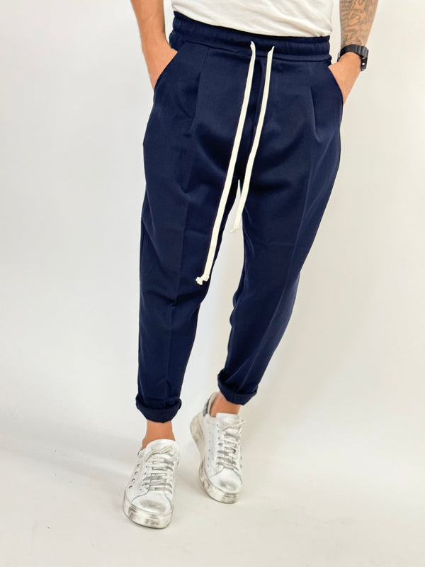 Pantalone PANAMA japan blu