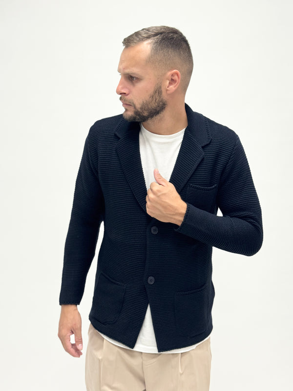 Cardigan AD a giacca blu