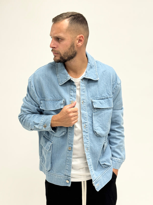 Giacca di Jeans tasconata