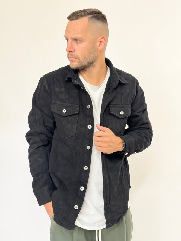 Giacca/Camicia B.L di jeans tasche front.