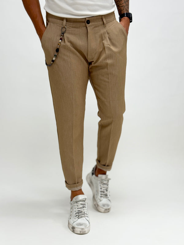 Pantalone MILANO sartoriale beige