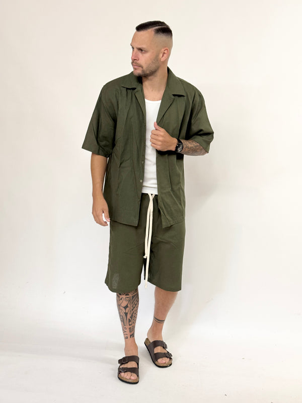 Coordinato MAIORCA in lino verde