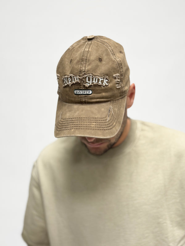 Cappello NEW YORK camel