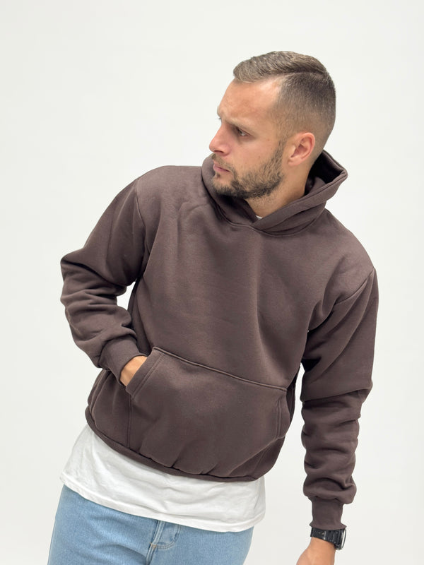 Felpa AD boxy fit moro