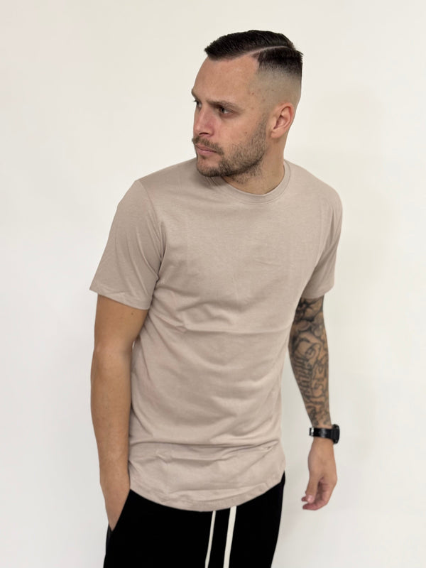T-shirt A.D stondata basica beige