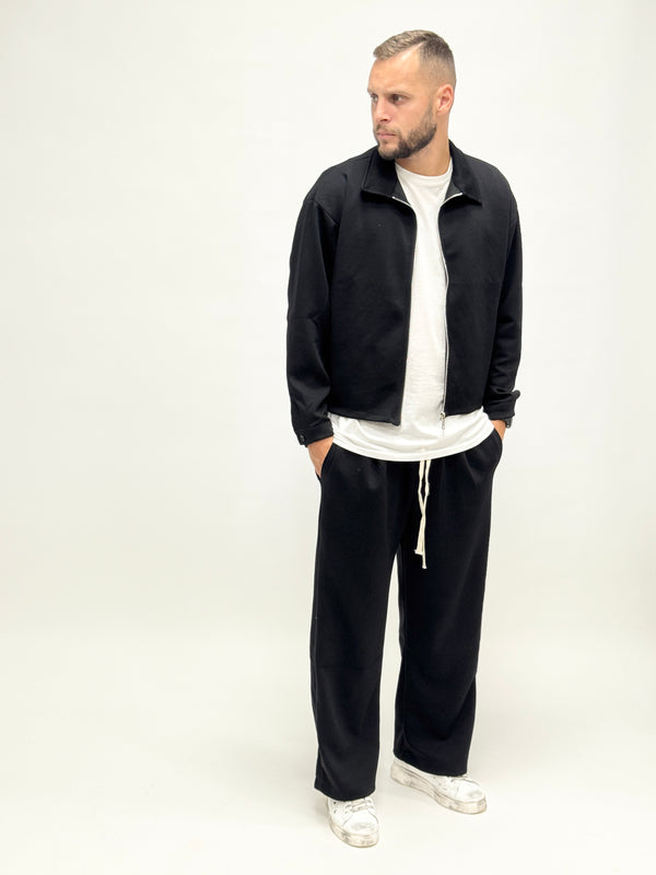 Coordinato SOHO over zip nero