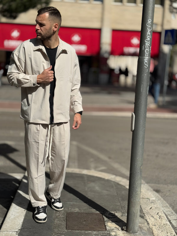 Coordinato Over giacca zip