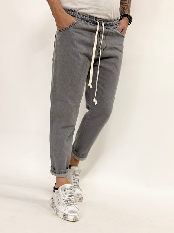 Jeans J.W laccetto pulito grigio