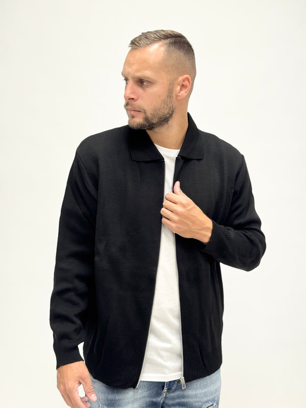 Maglioncino AD zip nero