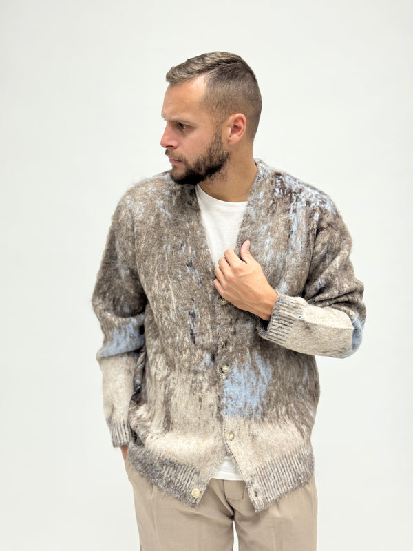 Cardigan whal tortora