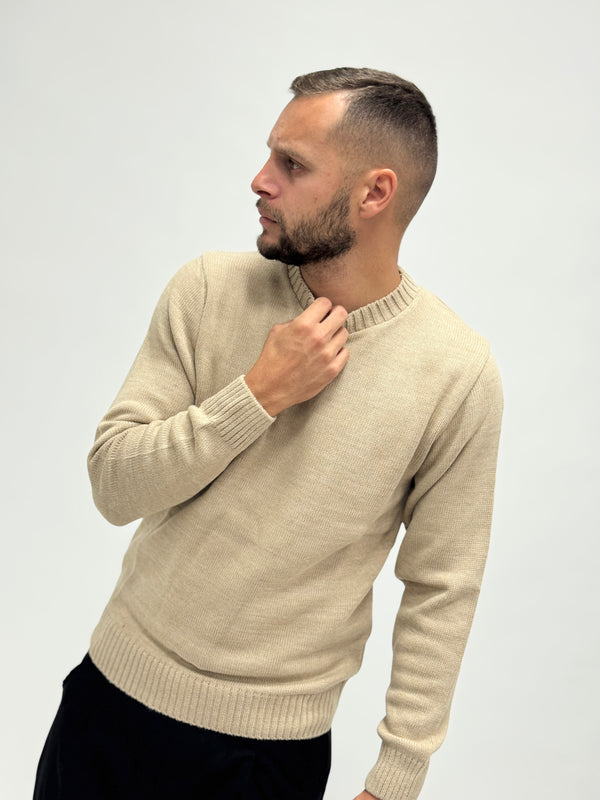 Maglione AD basico beige