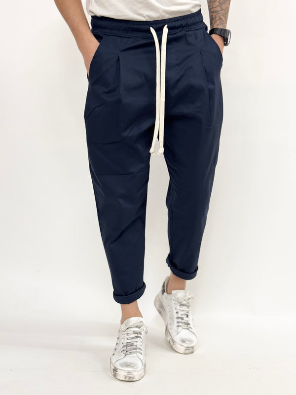 Pantalone MIAMI japan cotone blu