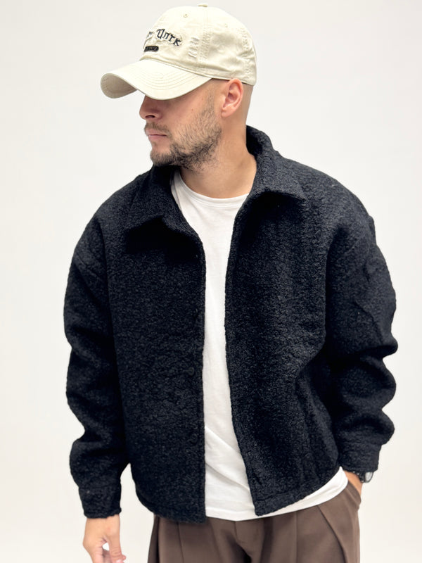 Giacca/Camicia teddy nera