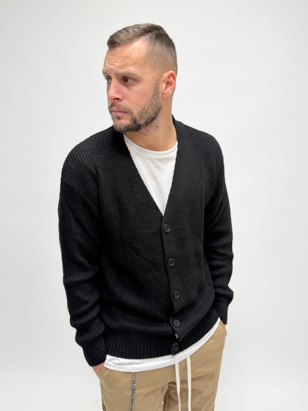 Cardigan AD a basico nero