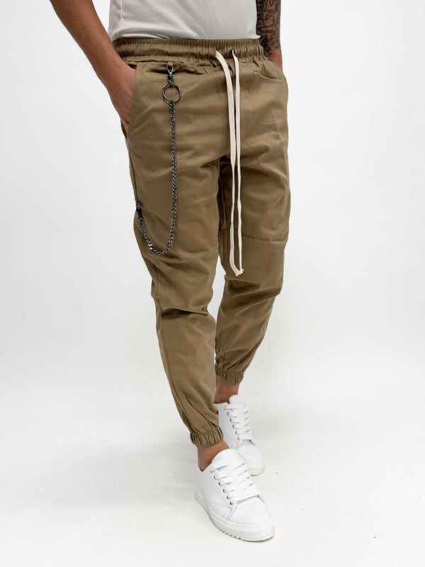 Pantalone ATLANTA con molla beige