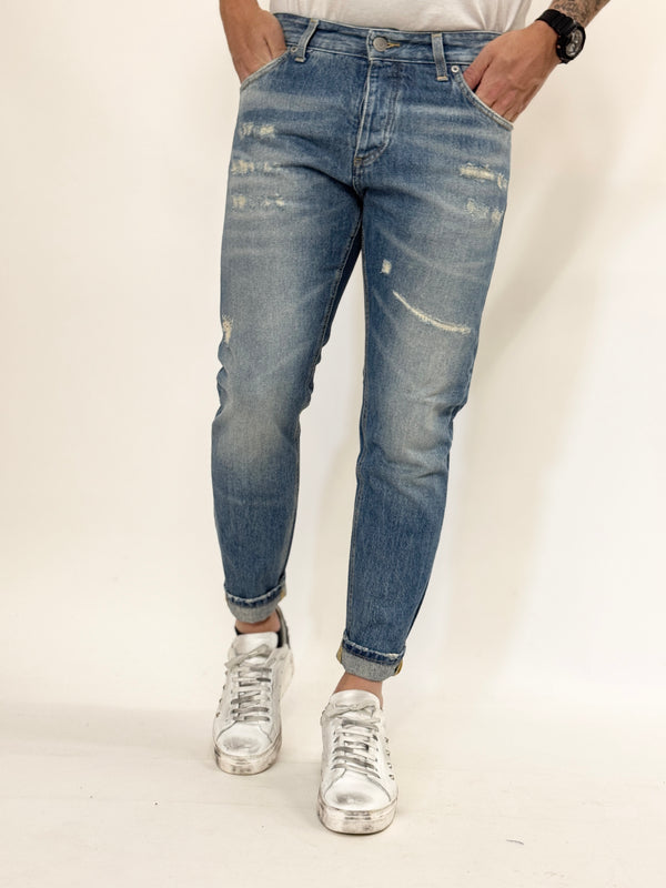 Jeans 2N2T slim sporcato
