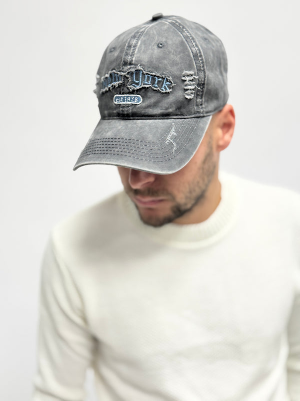Cappello NEW YORK grigio