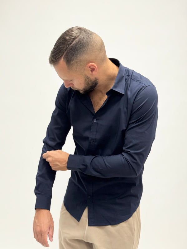 Camicia AD basica blu